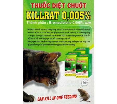 KILLRAT 0.005% DIỆT CHUỘT